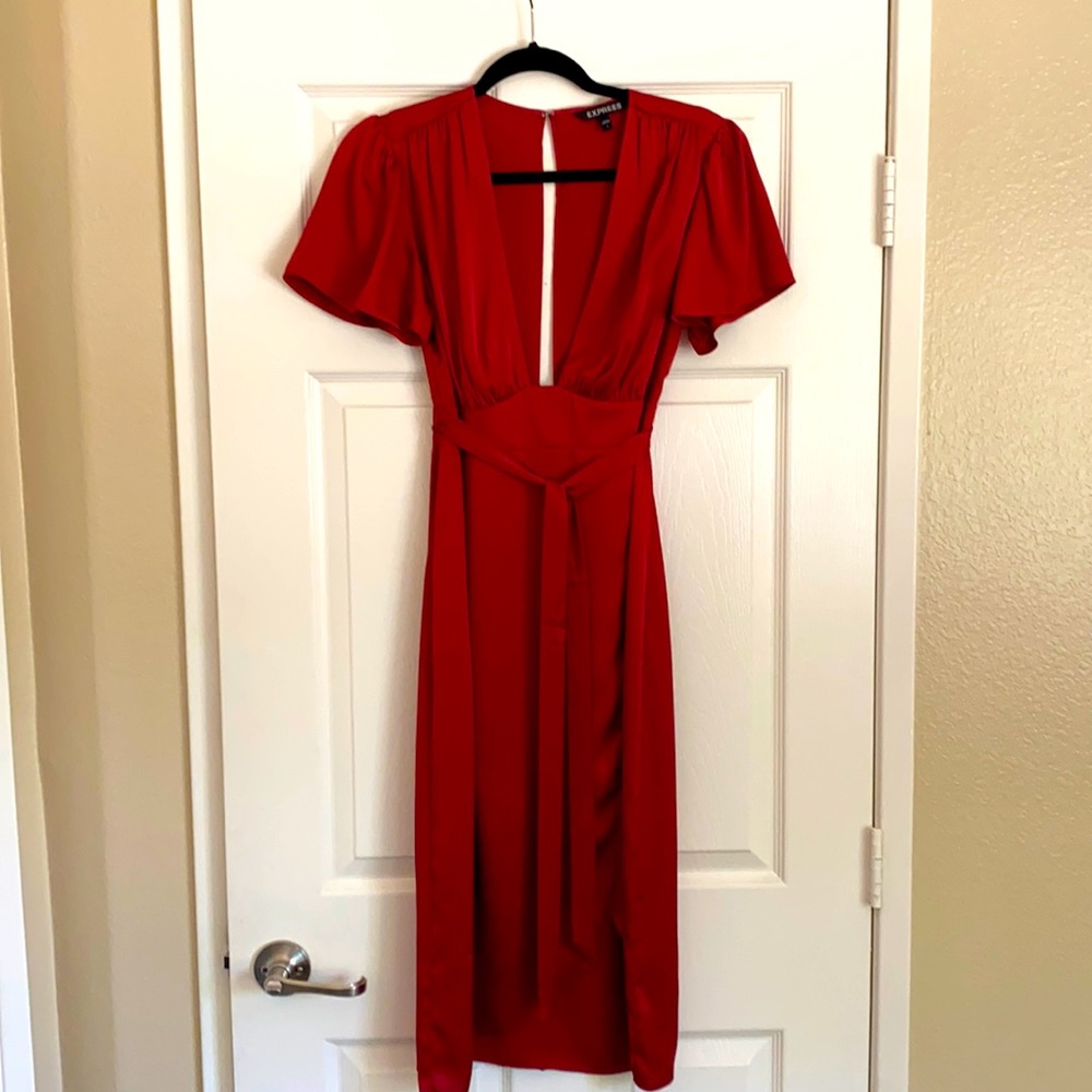 Express satin dress